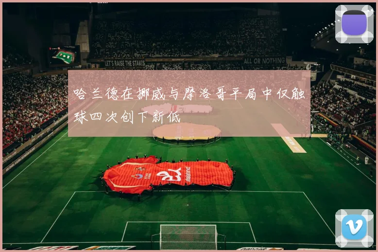 哈兰德在挪威与摩洛哥平局中仅触球四次创下新低